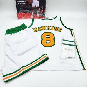 NEW BOY'S STRANGER THINGS COSTUME LUCAS HAWKINS HIGH SCHOOL JERSEY SIZE SMALL